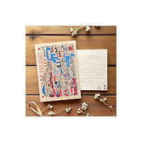 The Sugar Shed Julia Gash Wooden Postcard - Belfast