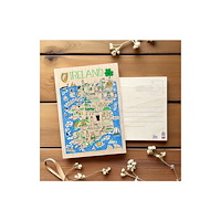 The Sugar Shed Julia Gash Wooden Postcard - Ireland