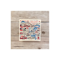 The Sugar Shed Julia Gash Wooden Coaster - Belfast