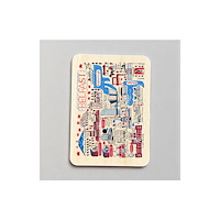 The Sugar Shed Julia Gash Wooden Magnet - Belfast