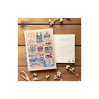 The Sugar Shed Julia Gash Wooden Postcard - York