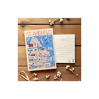 The Sugar Shed Julia Gash Wooden Postcard - St Andrews