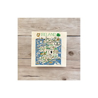 The Sugar Shed Julia Gash Wooden Coaster - Ireland