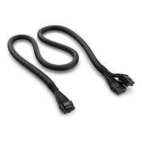 NZXT NZXT 12VHPWR Adapter Cable - strömkabel - 16-stifts PCI-matning till 8-stifts PCIe-ström - 65 cm