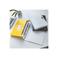 LEITZ Leitz WOW - dokumentplånbok - 6 delar - för A4 - kapacitet: 250 ark - tabbad