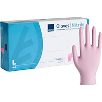 Abena Abena - handskar - large - nitrilgummi - rosa (paket om 100)