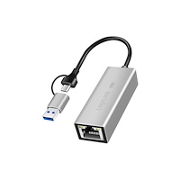 LogiLink LogiLink USB Adapter, USB 3.1, USB-C to 2.5G Gigabit Etherne...