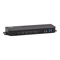 Eaton Corporation Eaton Tripp Lite series HDMI USB KVM Switch 4-Port 4K 60Hz HDR HDCP 2.2 IR USB Sharing - omkopplare för tangentbord/vide...