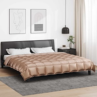 vidaXL Vinter Täcke Guld 240 x 200 cm Satin och Mikrofiber