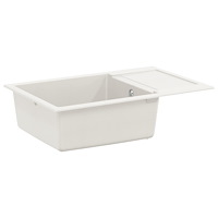 vidaXL Diskho Vit 780 x 500 mm 80% Kvarts och 20% Resin