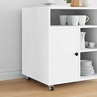 vidaXL Hjul 12 pcs Silver 44,1 x 44,1 x 1,95 mm Nylon