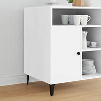 vidaXL Möbelfötter 2 pcs Svart 54,1 x 54,1 x 100 mm Järn