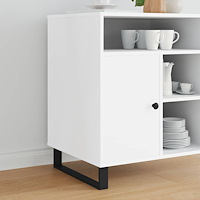 vidaXL Möbelfötter 12 pcs Svart 436 x 40,5 x 100 mm Järn