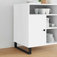 vidaXL Möbelfötter 12 pcs Svart 481 x 40,5 x 100 mm Järn