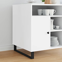 vidaXL Möbelfötter 12 pcs Svart 546 x 40,5 x 100 mm Järn