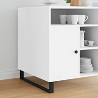 vidaXL Möbelfötter 12 pcs Svart 596 x 40,5 x 100 mm Järn