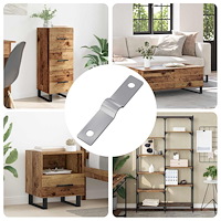 vidaXL Slagsplåt 9000 pcs Silver Järn