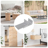 vidaXL Sexkantnyckel 1800 pcs Silver 32 x 86 mm Stål