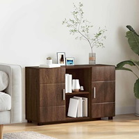 vidaXL Sideboard Brun Ek 88,5 x 30,5 x 55,5 cm Konstruerat trä