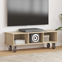 vidaXL TV-bänk Sonoma-ek 100 x 35 x 35 cm Konstruerat trä