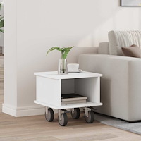 vidaXL TV-bänk Vit 37 x 35 x 35 cm Konstruerat trä