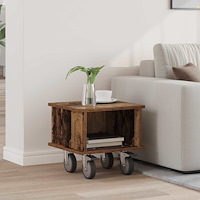 vidaXL TV-bänk Gammalt trä 37 x 35 x 35 cm Konstruerat trä