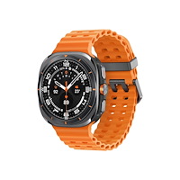 SAMSUNG Samsung Galaxy Watch Ultra - titangrå - smart klocka med marinband - orange - 64 GB