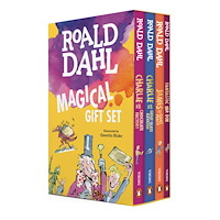Roald Dahl Roald Dahl Magical Gift Boxed Set (4 Books): Charlie and the Chocolate Factory, James and the Giant Peach, Fantastic Mr....