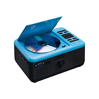 Lenco Lenco LPJ-500 - LCD-projektor - bärbar - svart, blå
