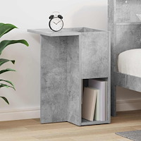 vidaXL Sidobord Betonggrå 35 x 40 x 55 cm Konstruerat trä