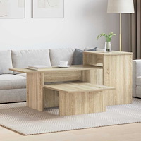 vidaXL Konsolbord Sonoma-ek 91,5 x 35 x 38,5 cm Konstruerat trä