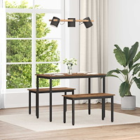 vidaXL bänk Gammalt trä 80 x 35 x 45 cm Konstruerat trä