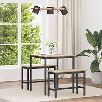 vidaXL Matbord METALL