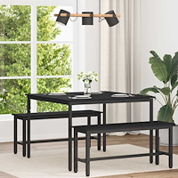 vidaXL Matbord METALL