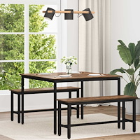 vidaXL Matbord METALL