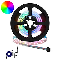 vidaXL LED Band 2 pcs Svart och Transparent 550 mm Koppar och plast