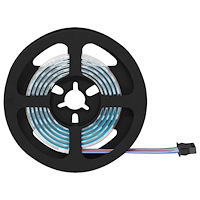 vidaXL LED Band 2 pcs Svart och Transparent 1200 mm Koppar och plast