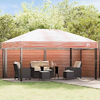 vidaXL Gazebo överdrag ersättning Transparent 400 x 300 x 32 cm PVC