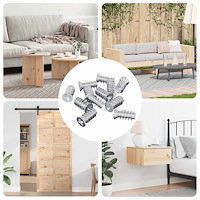 vidaXL Skruv 10909 pcs Silver M6 x 12 mm Järn