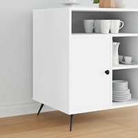 vidaXL Stående fötter 2 pcs Svart 56 x 56 x 100 mm Järn