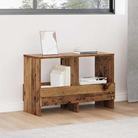 vidaXL Tidningshylla Gammalt trä 68,5 x 30 x 45 cm