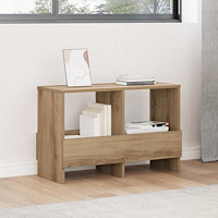 vidaXL Tidningshylla Artisan Ek 68,5 x 30 x 45 cm