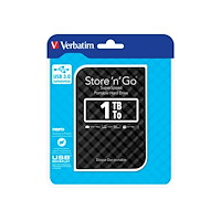 VERBATIM Verbatim Store 'n' Go Portable - hårddisk - 1 TB - USB 3.0
