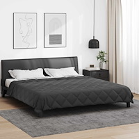 vidaXL Sommar Duvet Antracit 220 x 260 cm Mikrofiber