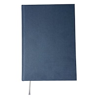 Marcus förlag Anteckningsbok A5 linjerad/kolumn blå (bok, kartonnage)