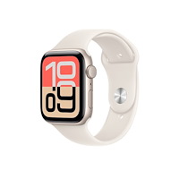 Apple Apple Watch SE 3 (GPS) - stjärnljusaluminium - smart klocka med sportband - starlight - 64 GB