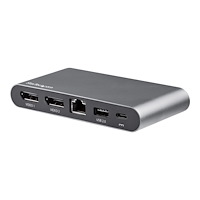 StarTech.com StarTech.com USB C Dock, 4K Dual Monitor DisplayPort, Mini Laptop Docking Station, 100W Power Delivery Passthrough, GbE,...
