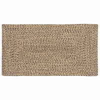 vidaXL Områdesmattor Rektangulär Naturlig och svart 60 x 110 cm Jute
