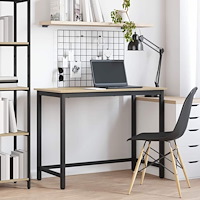 vidaXL bord Sonoma-ek 80 x 50 x 76,5 cm Konstruerat trä och stål