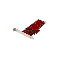 StarTech.com StarTech.com 2x M.2 SATA SSD Controller Card - PCIe - PCI Express M.2 SATA III Controller - NGFF Card Adapter (PEX2M2) -...